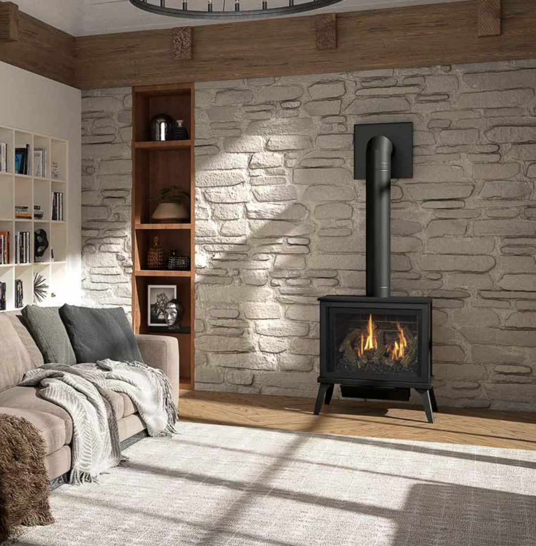 Kozy Heat Lakefield XL Gas Stove — American Eagle Fireplace and